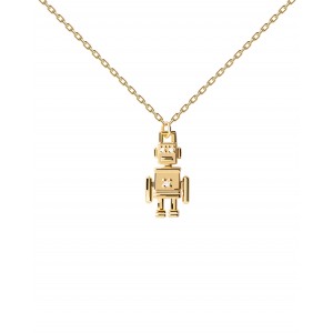 PD PAOLA Κολιέ ROBERT Ασήμι 925 gold plated CO01-412-U